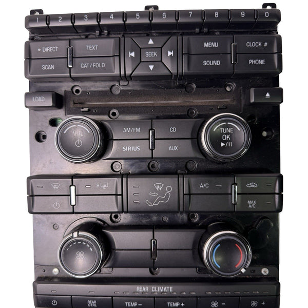 2009-2012 Ford Flex Radio Face Climate Control Panel AA8T 18A802 AB AA8T18A802AB
