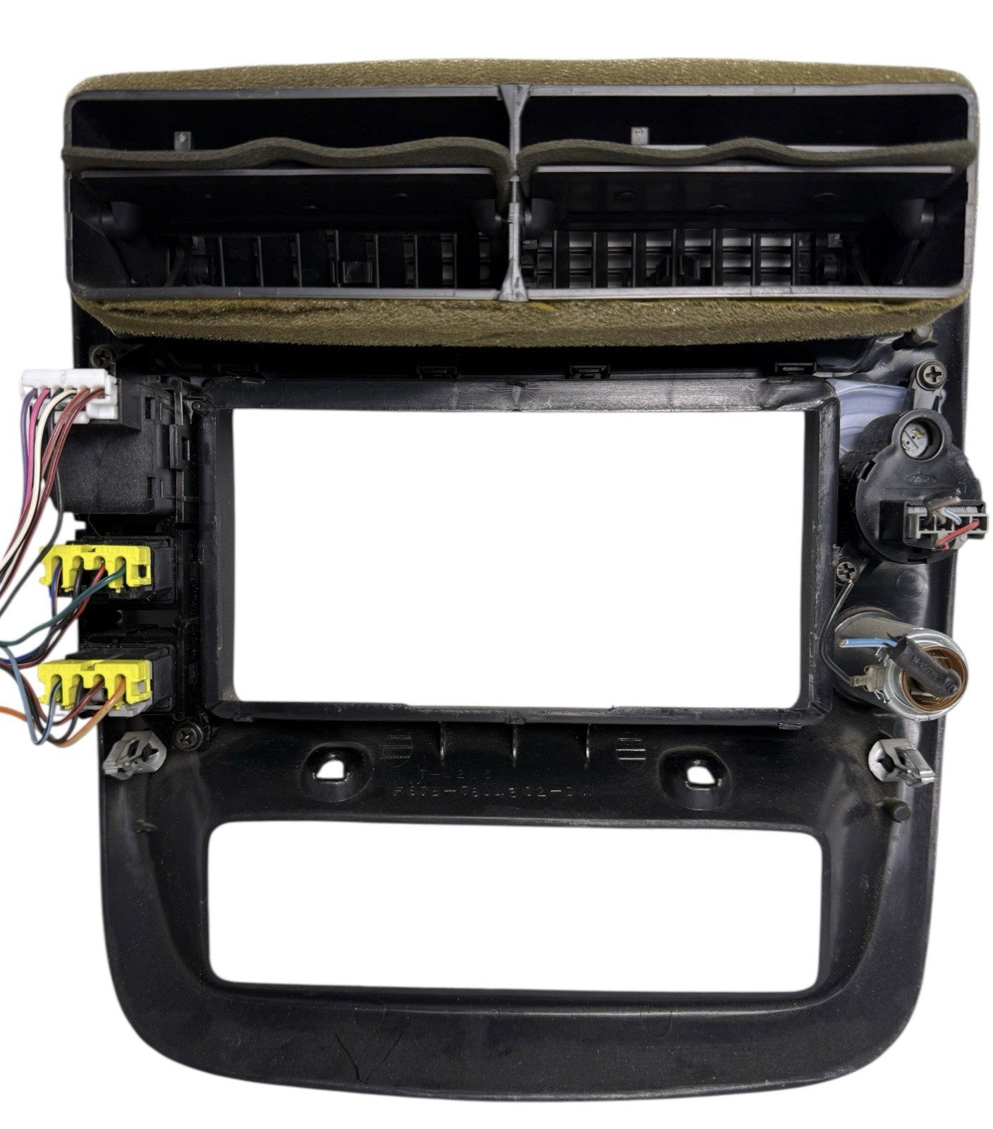 OEM 95-01 Ranger Explorer 4x4 Radio Bezel w/ Switches Black Perfect Tabs