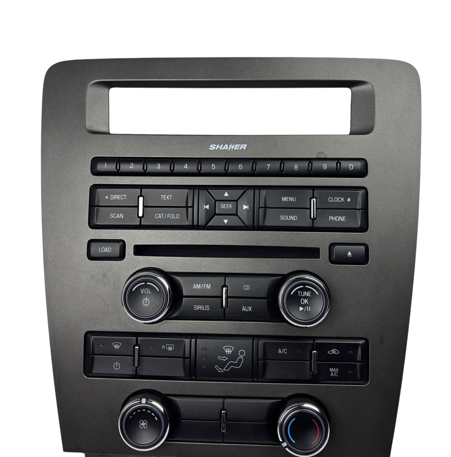 11–14 Mustang Radio Climate Control Faceplate CR3T-18A802-JA OEM No Heated Seats