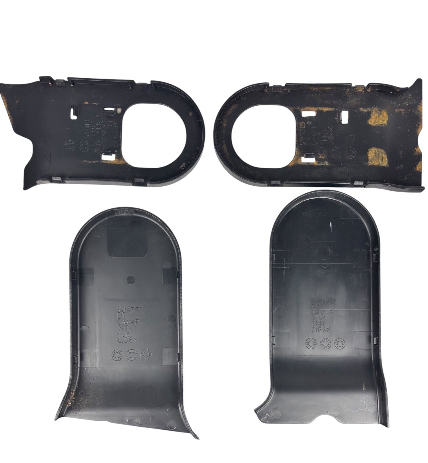 OEM 2004–2011 Ford Ranger Gray Vinyl Center Console Armrest – w/ Bolts & Trim