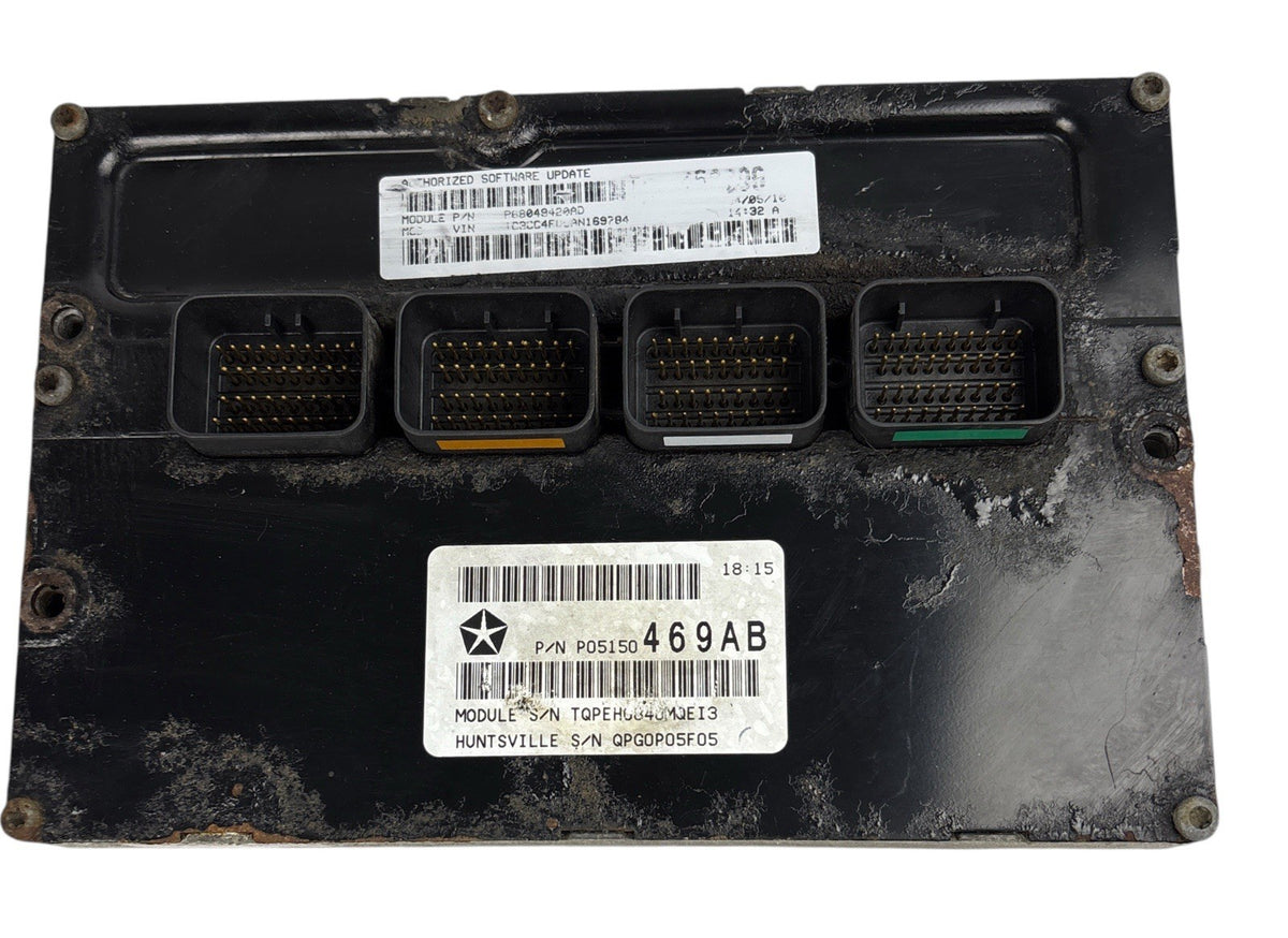 OEM 2007-2010 Dodge Avenger Chrysler Sebring ECM ECU 2.7L V6 Engine Computer 68049420AD — Part# 68049420AD