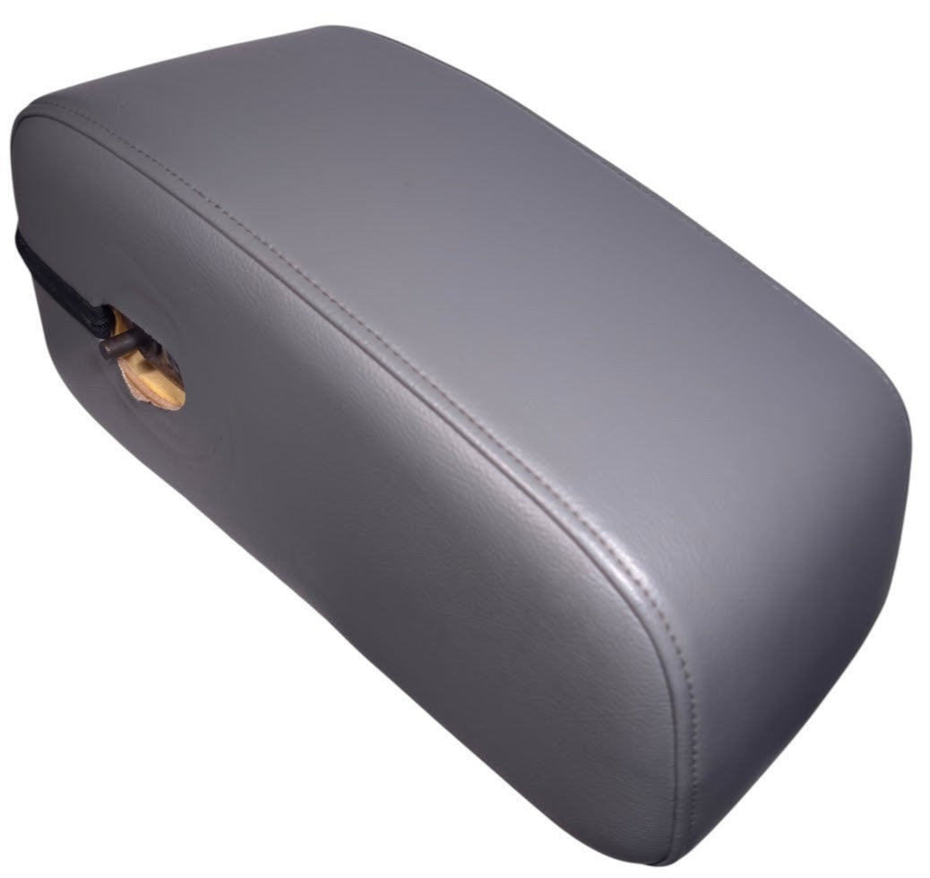 OEM 2004–2011 Ford Ranger Gray Vinyl Center Console Armrest – w/ Bolts & Trim