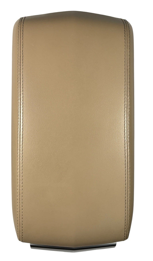 ✅ OEM 2008–2013 Cadillac CTS Center Console Lid Armrest – Tan w/ Storage Box