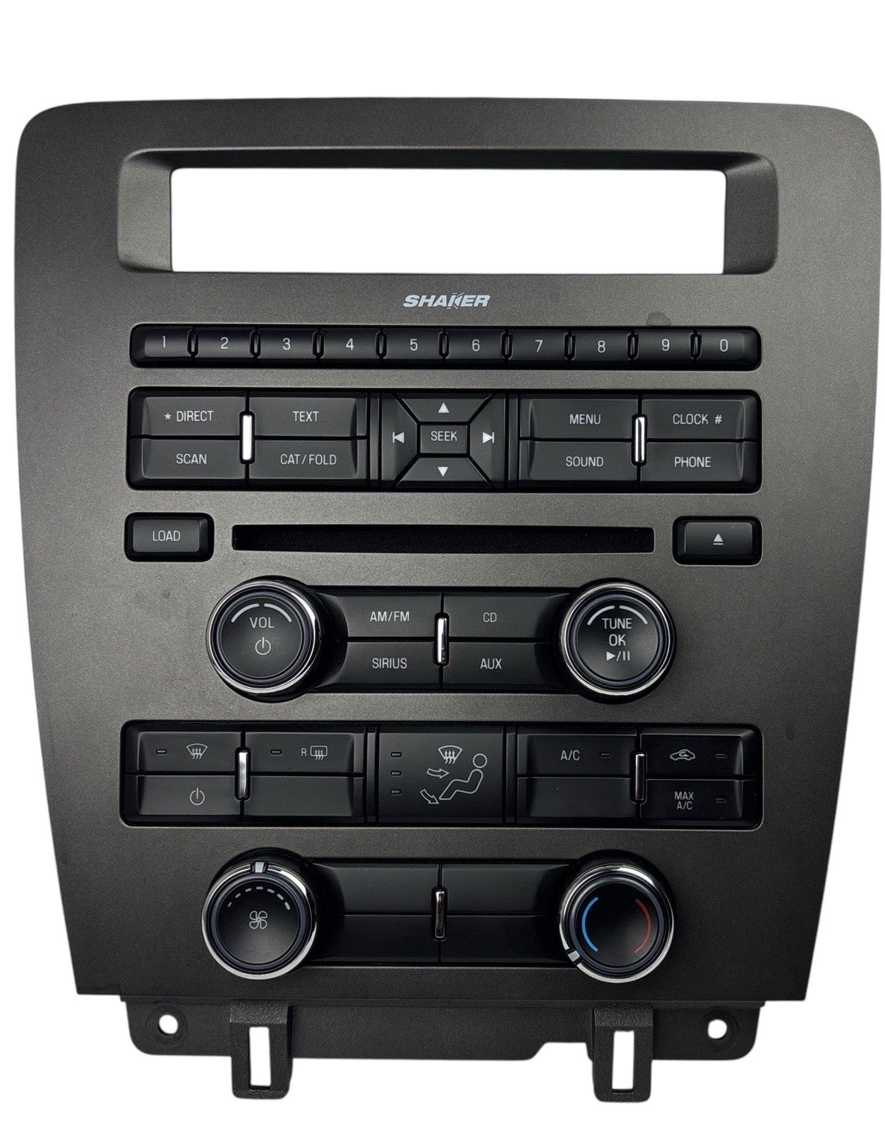 11–14 Mustang Radio Climate Control Faceplate CR3T-18A802-JA OEM No Heated Seats