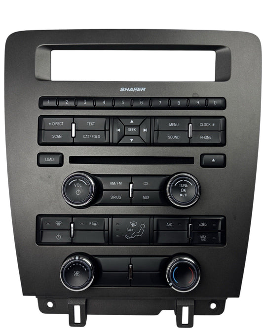 11–14 Mustang Radio Climate Control Faceplate CR3T-18A802-JA OEM No Heated Seats