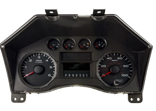 08–10 Ford F-250 F-350 Super Duty Gas Speedometer Gauge Cluster OEM w/ Pigtails