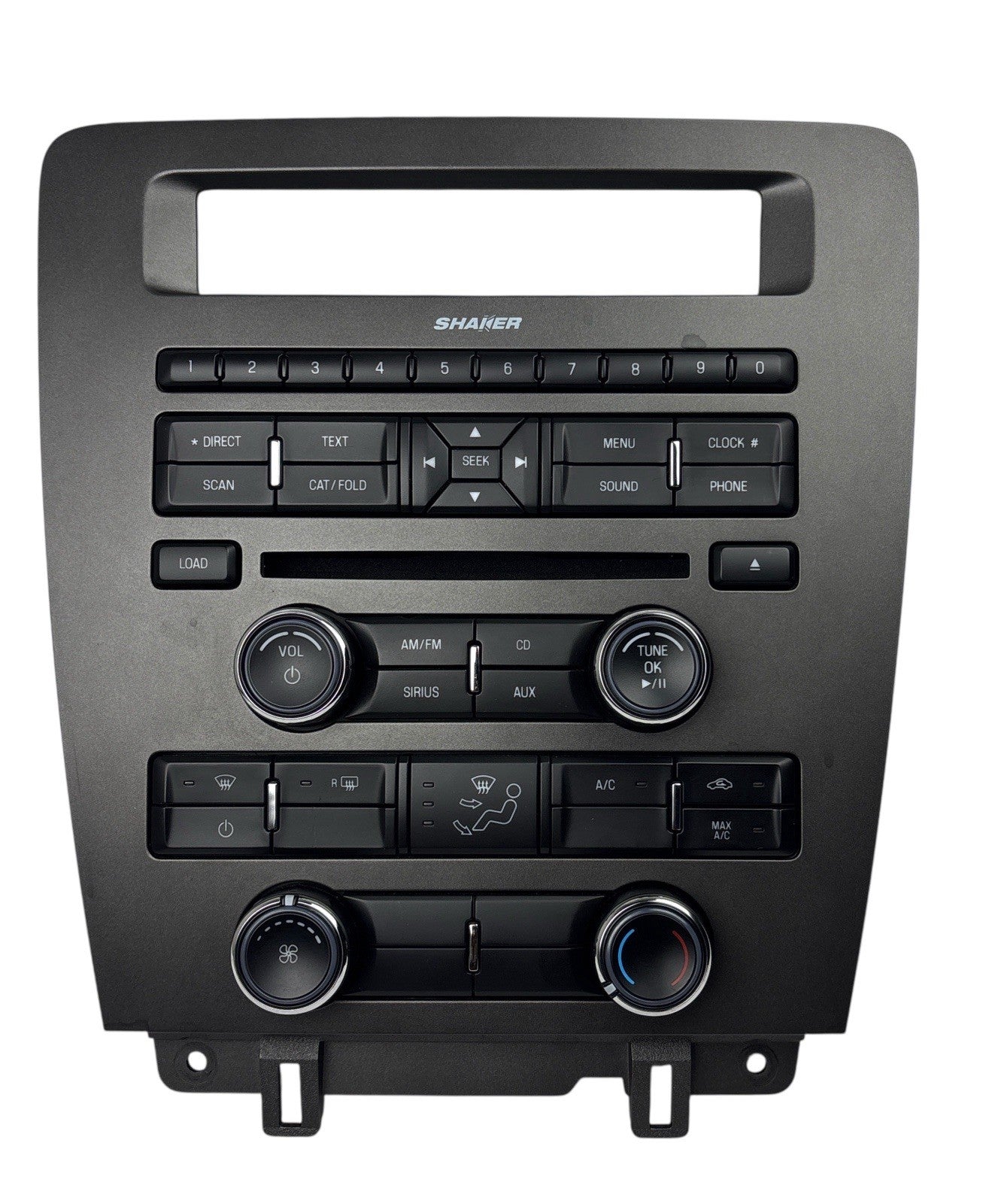 11–14 Mustang Radio Climate Control Faceplate CR3T-18A802-JA OEM No Heated Seats
