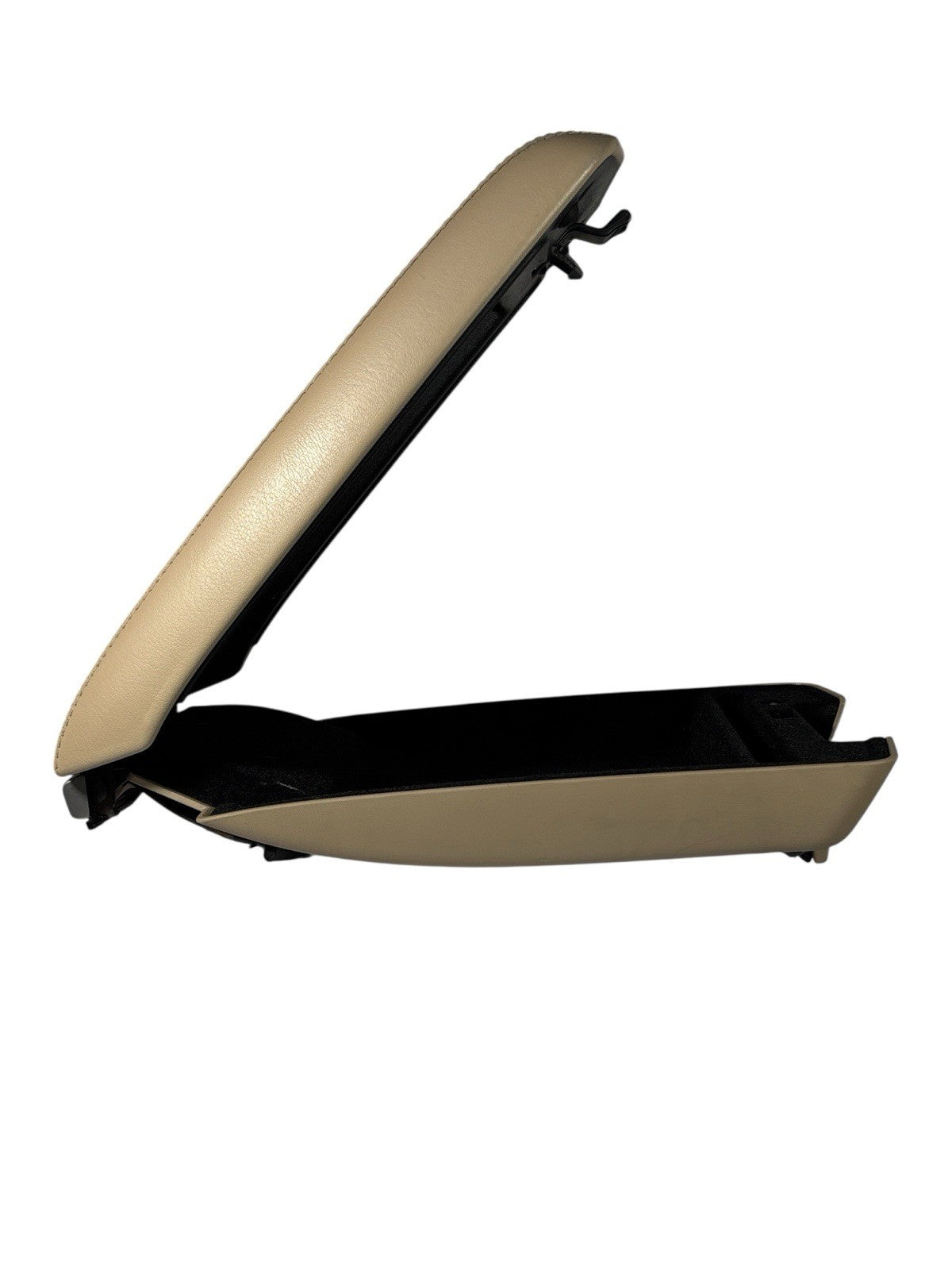 ✅ OEM 2008–2013 Cadillac CTS Center Console Lid Armrest – Tan w/ Storage Box