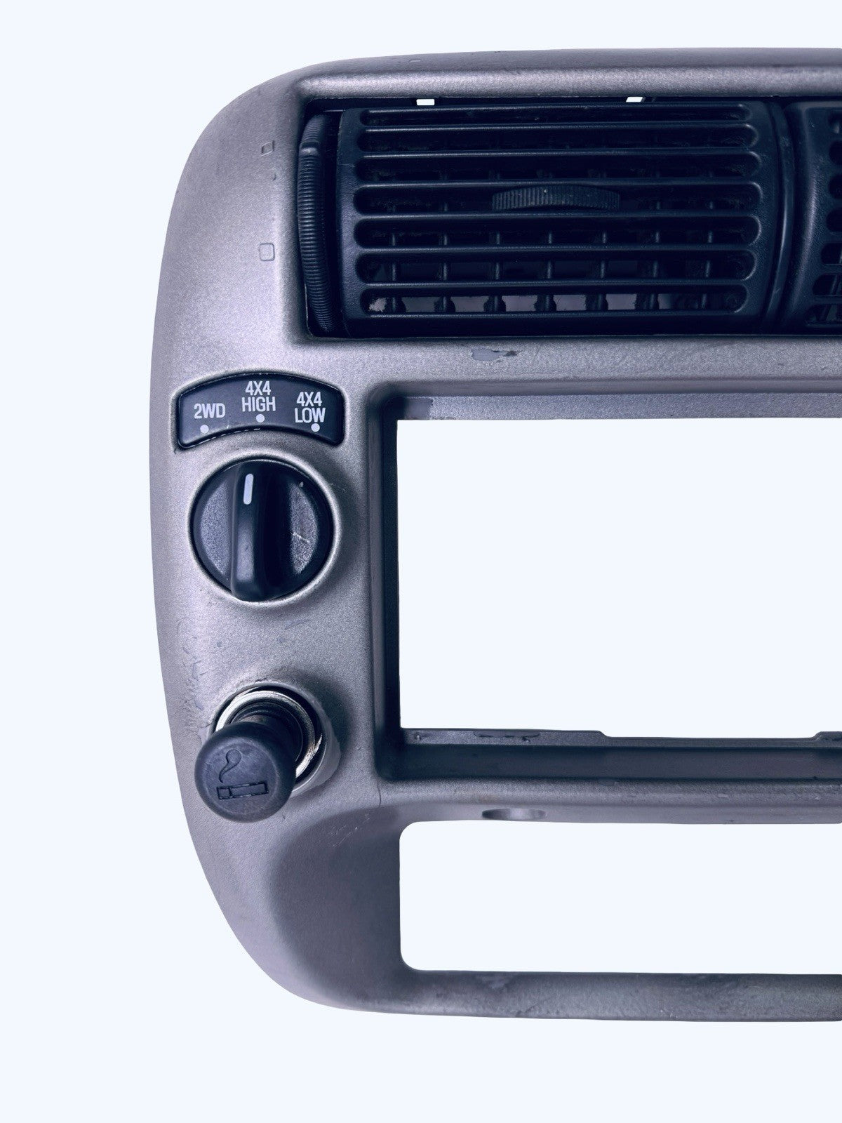 Ranger / Mountaineer Center Dash Radio Bezel – Silver for 1995-2004 Ford Explorer — F57Z-10044D70-AC