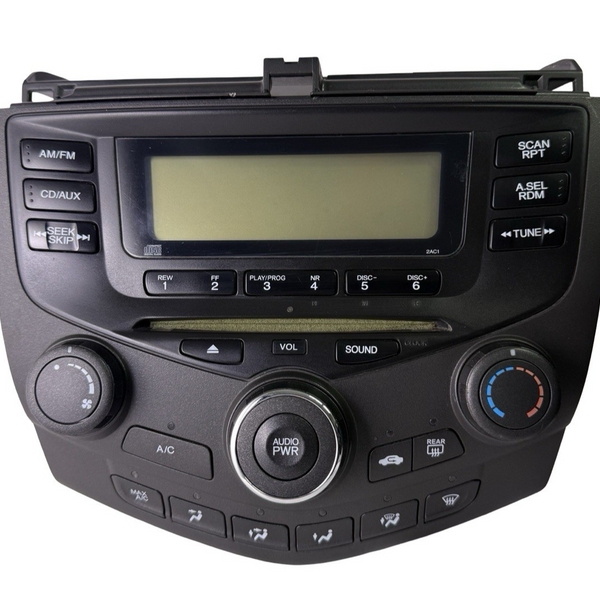 2003-2007 Honda Accord AM/FM Radio Single CD Player 39050 SDA A020 M1 39050SDA