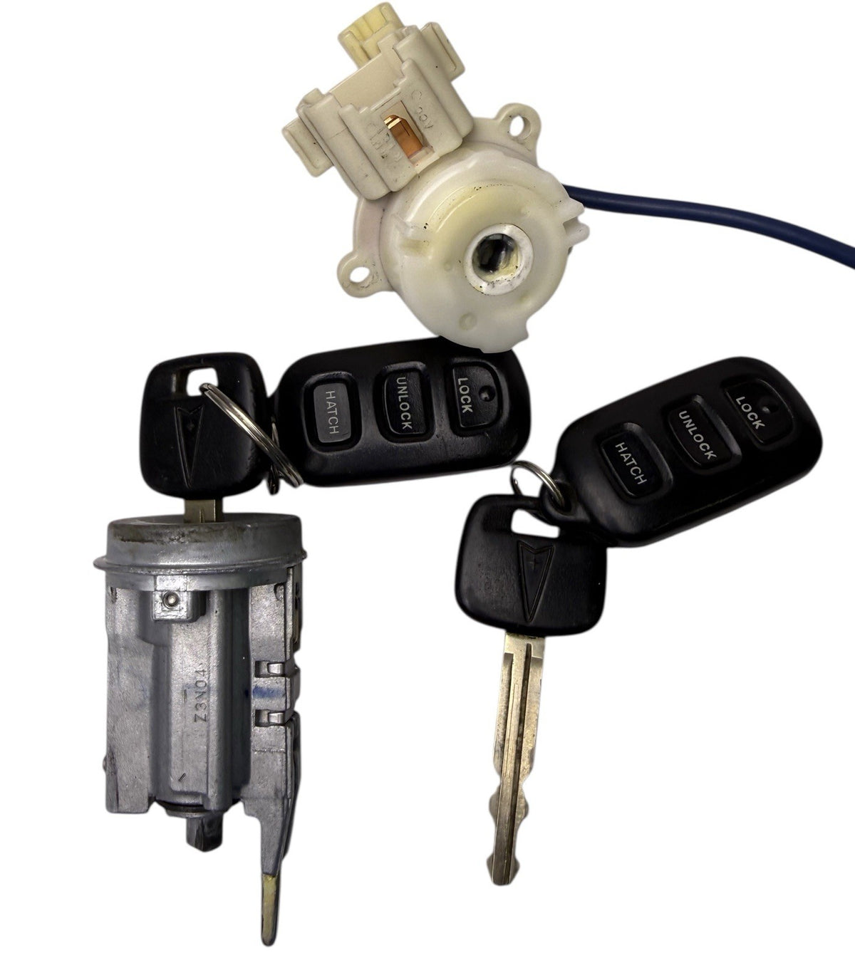 Vibe Ignition Lock Cylinder w/ Immobilizer Ring 2 Keys 2 F for 2003-2008 Pontiac — photo 4