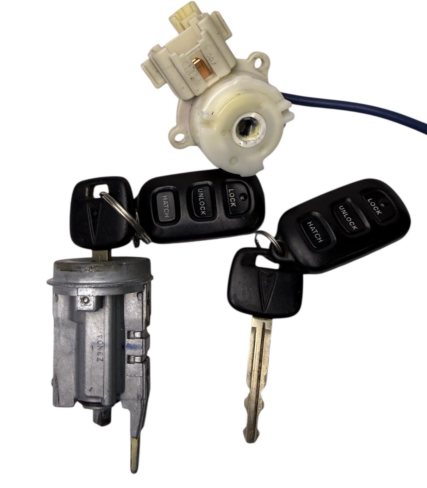 Vibe Ignition Lock Cylinder w/ Immobilizer Ring 2 Keys 2 F for 2003-2008 Pontiac — photo 4