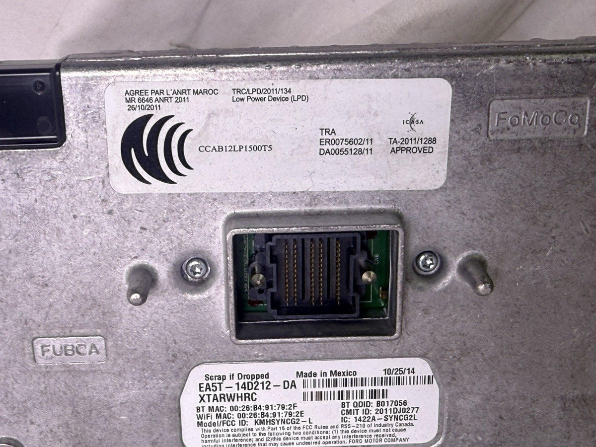 SYNC 2 APIM Module w/ Nav EA5T 14D212 DA + DS5T -14F239-BT EA5T14D212DA for 2013-2016 Ford Fusion — photo 8