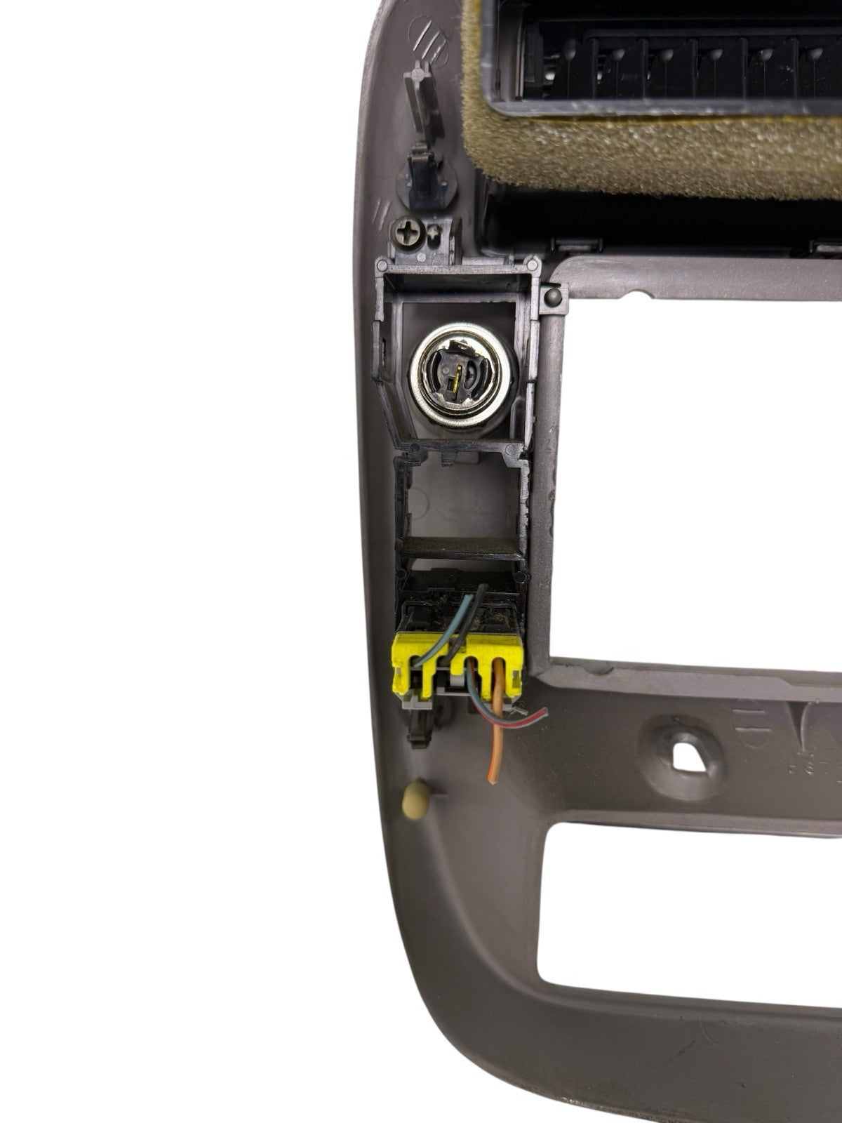 Dashboard Radio Heater Bezel w/ 4x4, Fog Lights & Lighter 1L5Z-10044D70-BA-SVR for 1995-2004 Ford Ranger — photo 8