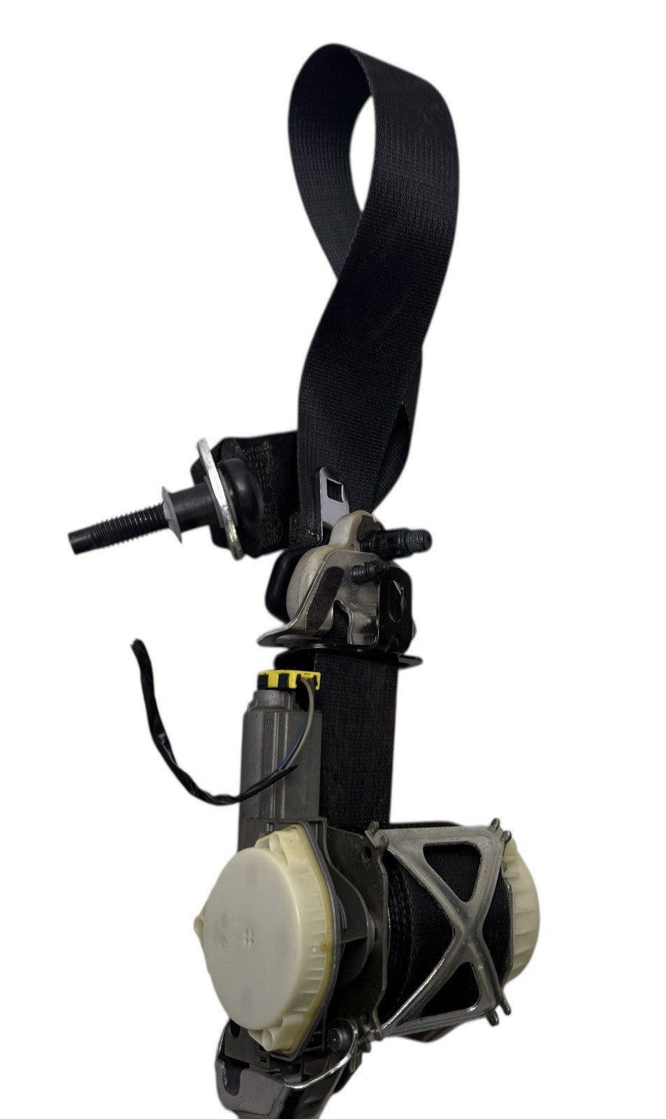 OEM 2014-2019 Ford Fiesta Driver Left Seat Belt Retractor Black Assembly