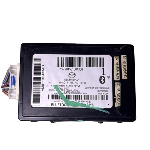 2009-2013 Mazda 6 Bluetooth Communication Module AM81 19H433 AB AM8119H433AB OEM