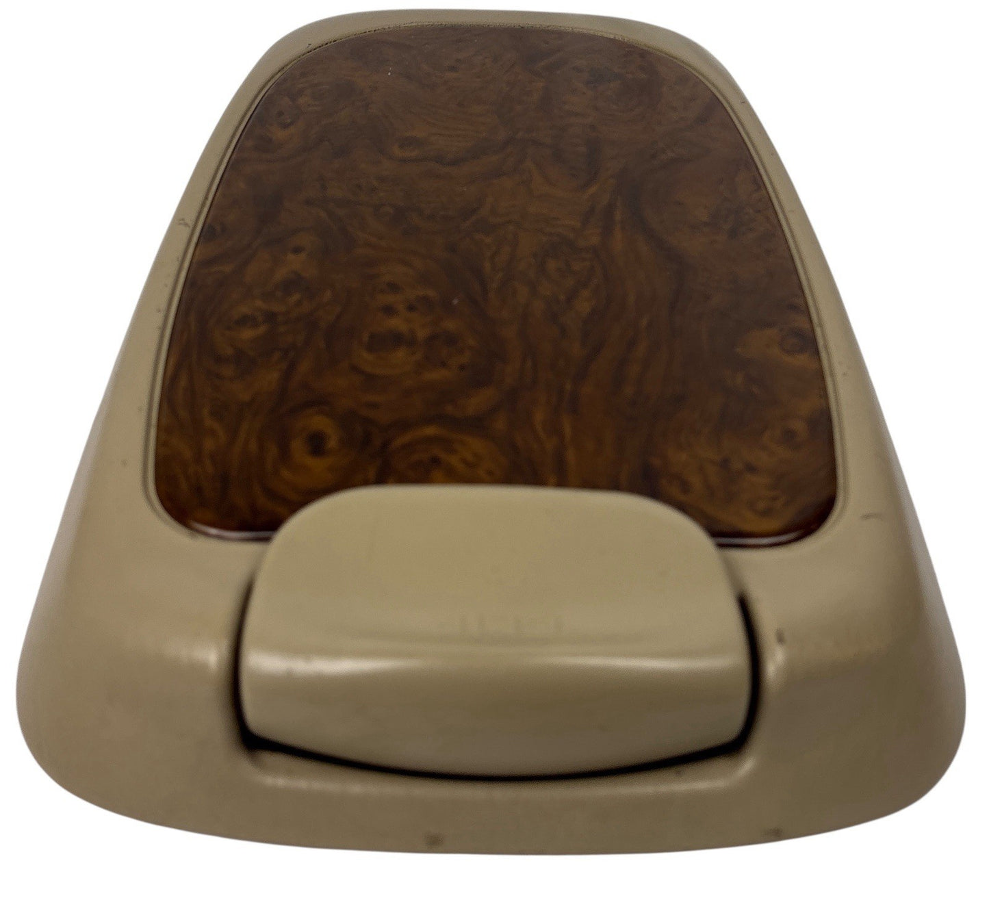OEM 99-07 Ford Excursion F250 F350 Brown Tan Wood Console Lid
