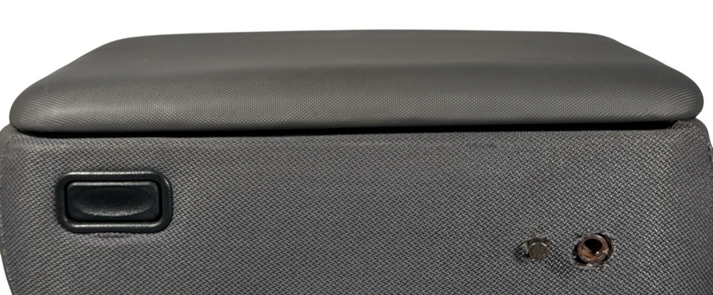 OEM 98–04 Ford Ranger Gray Center Console Armrest w/ Lid + Bracket Covers