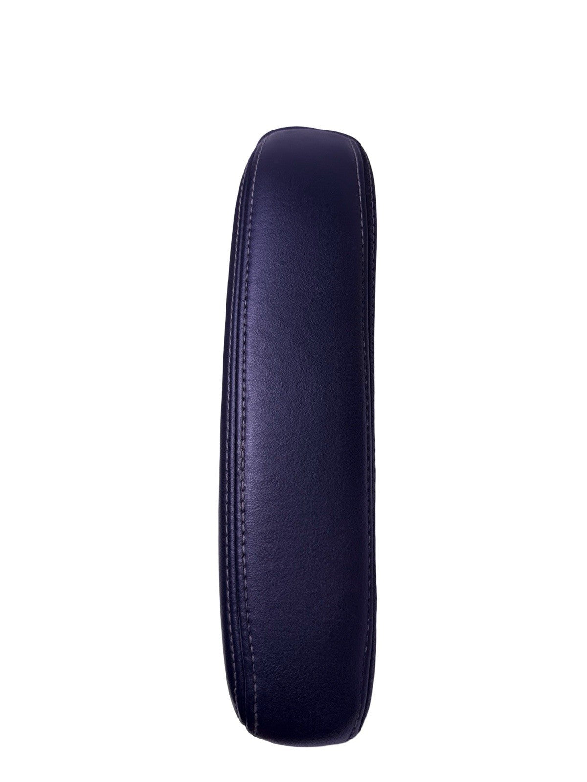 Driver Armrest Black Leather Vinyl White Stitch for 2011-2019 Dodge Grand Caravan — photo 6