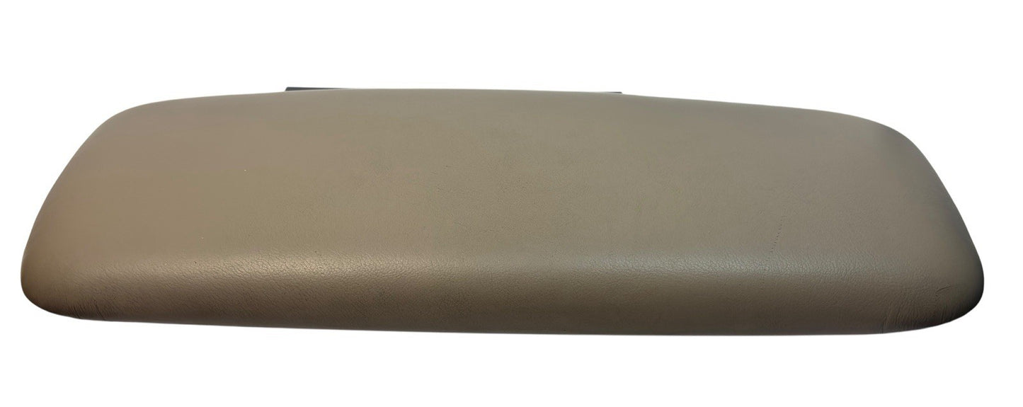 OEM 1998-2002 Lincoln Continental Beige Leather Console Lid / Armrest