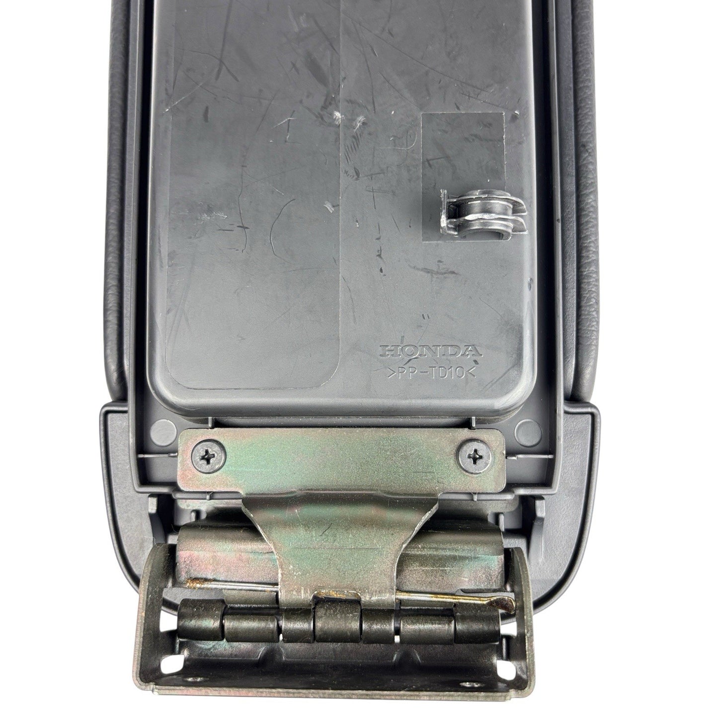 OEM 2003–2007 Honda Accord Center Console Armrest Lid Black Leather — OEM