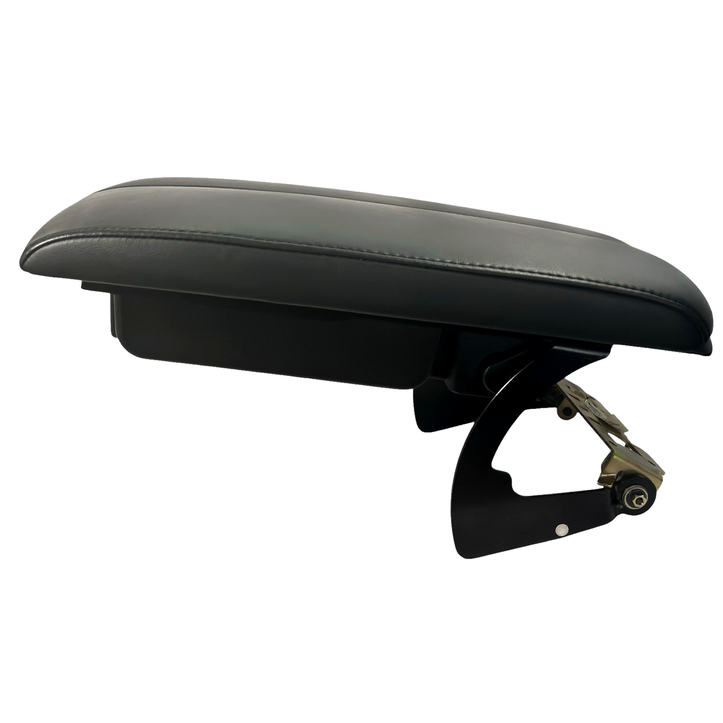 06–10 Infiniti M35 M45 Sliding Console Armrest Lid Black Leather OEM