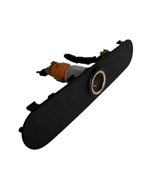 OEM 04-08 Ford F-150 Lower Center Dash Radio Bezel Trim 12V Jack 7 1/4" Black