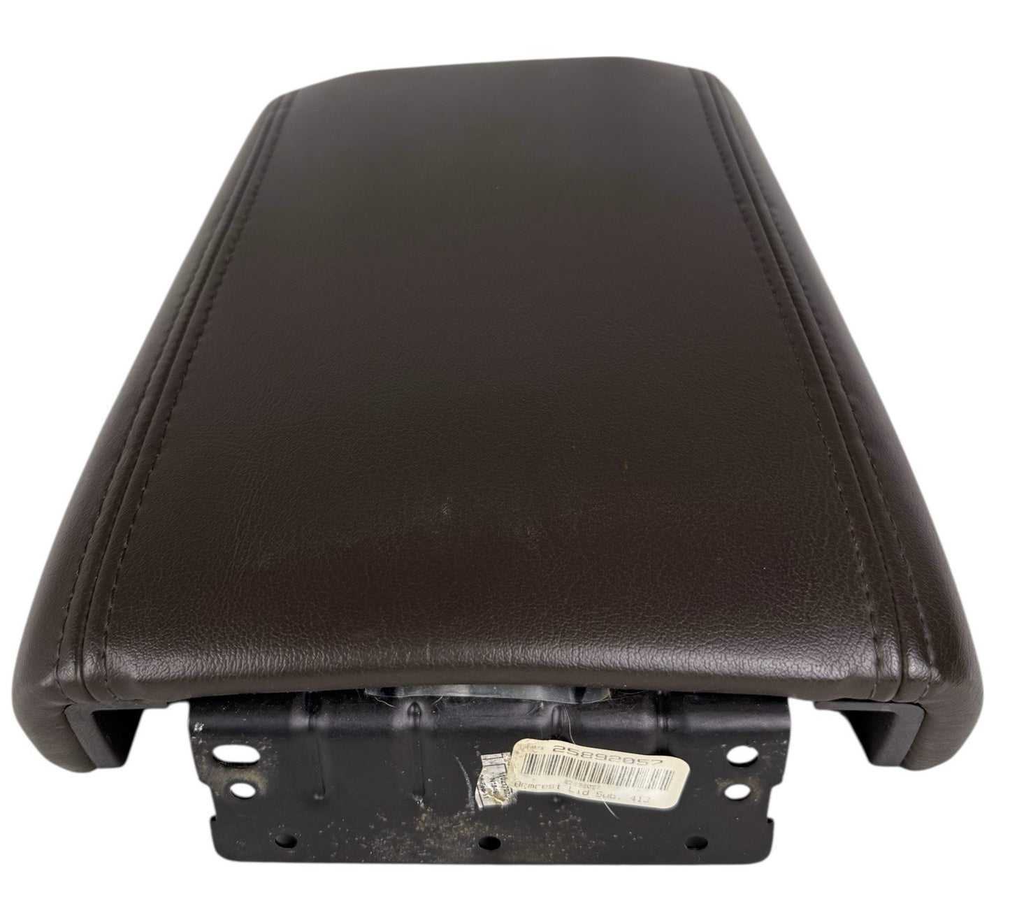 OEM 07-17 Acadia Traverse Enclave Brown Leather Console Lid