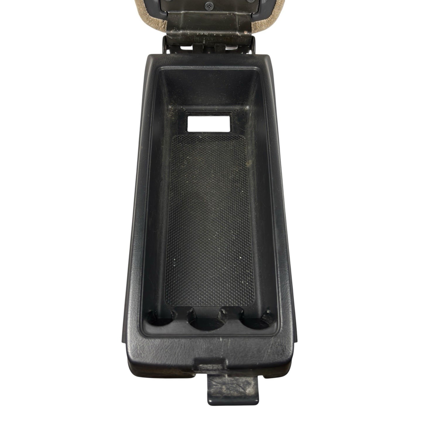 OEM 98-02 Honda Accord Beige Cloth Console Lid Armrest Top Cover Storage