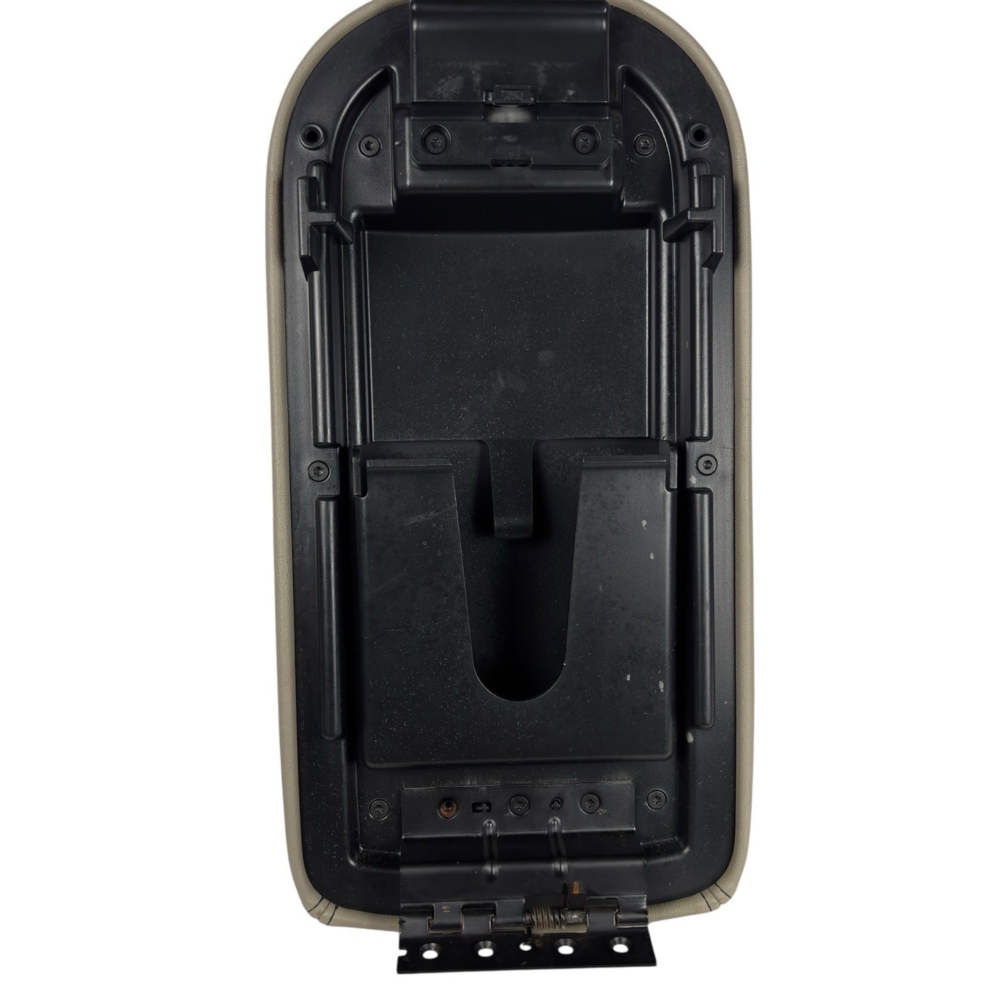 OEM 08-09 Ford Taurus X Black Leather Armrest Lid Cover