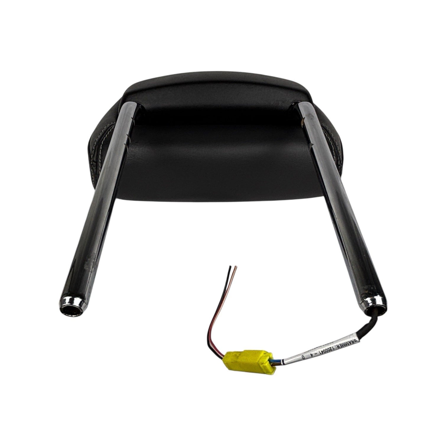 OEM 07–14 Sebring / 200 Avenger Black Leather AHR Headrest White Stitch JS41