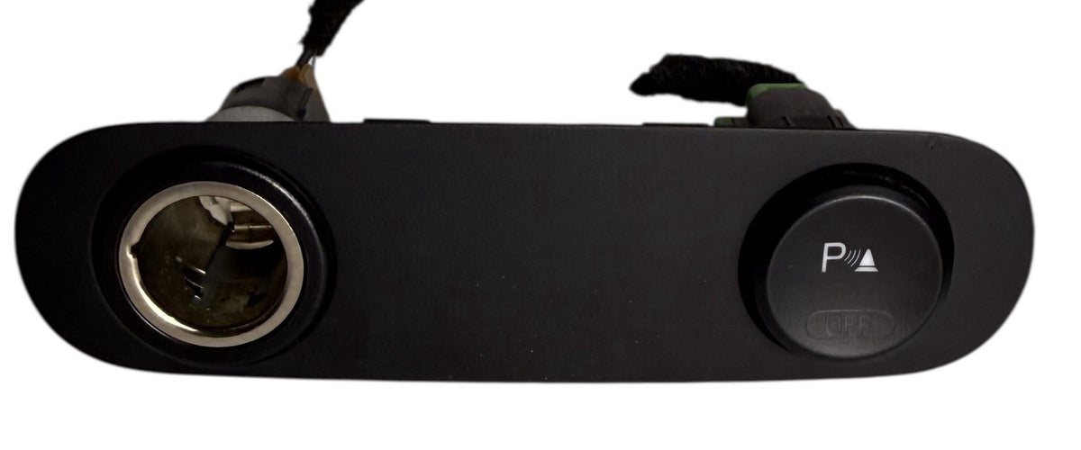 OEM 2004-2008 Ford F-150 7.25" Radio Dash Bezel Trim 12V Power Port Parking Switch 4L3T15A860ACW — Part# 4L3T15A860ACW