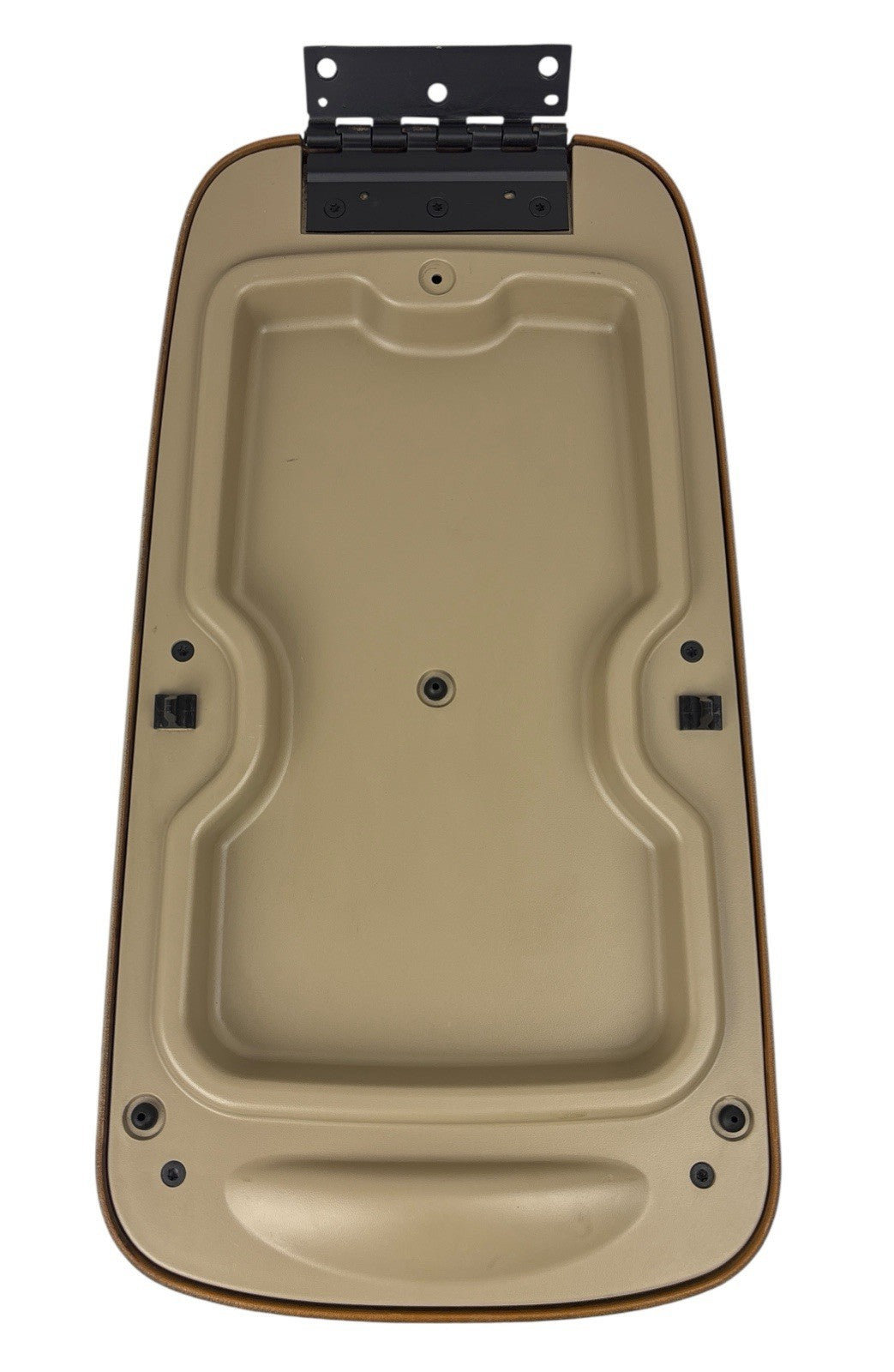 OEM 99-07 Ford Excursion F250 F350 Brown Tan Wood Console Lid