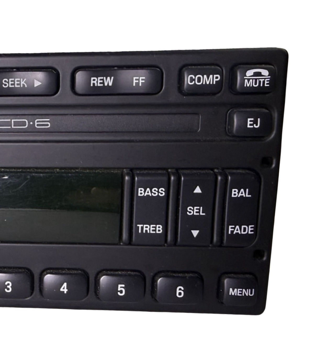 2000-2005 Ford AM FM 6 Disc CD Player Radio 1C3F-18C815-AB Tested OEM