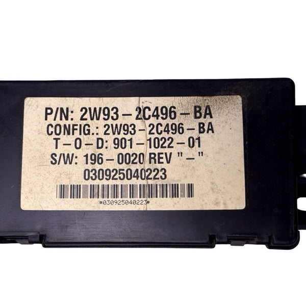 2004-2007 Jaguar Xj8 XJR Electronic Parking Brake Module 2W93 2C496 BA 2W932C496BA OEM