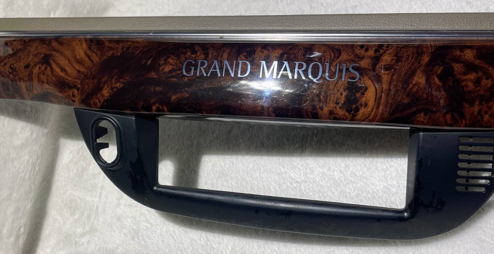 OEM 1998-2011 Mercury Grand Marquis Center Dash Interior Trim Bezel Woodgrain