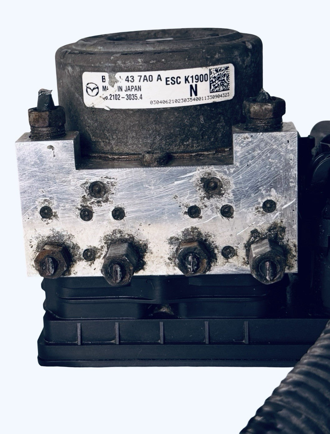 OEM 2014-2016 Mazda 3 ABS / DSC Control Module – B45A‑43‑7A0A, Bench‑ — Part# B45A-43-7A0A