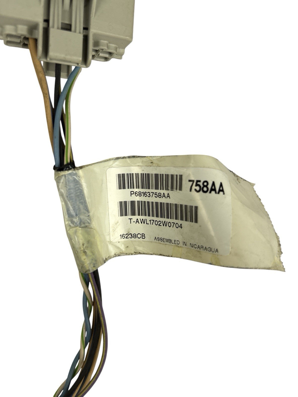 Town & Country Grand Caravan C/V Passenger RH Door Wire Harness P68163758AA-RH for 2013 Ram Ram 1500 — P68163758AA-RH