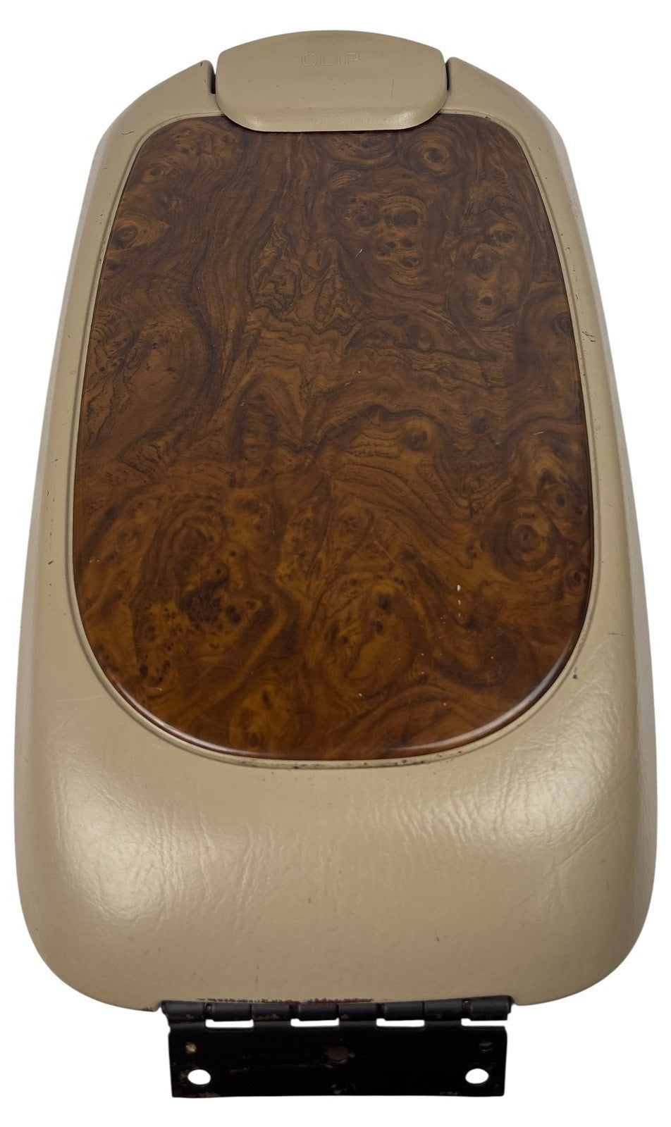 OEM 99-07 Ford Excursion F250 F350 Brown Tan Wood Console Lid