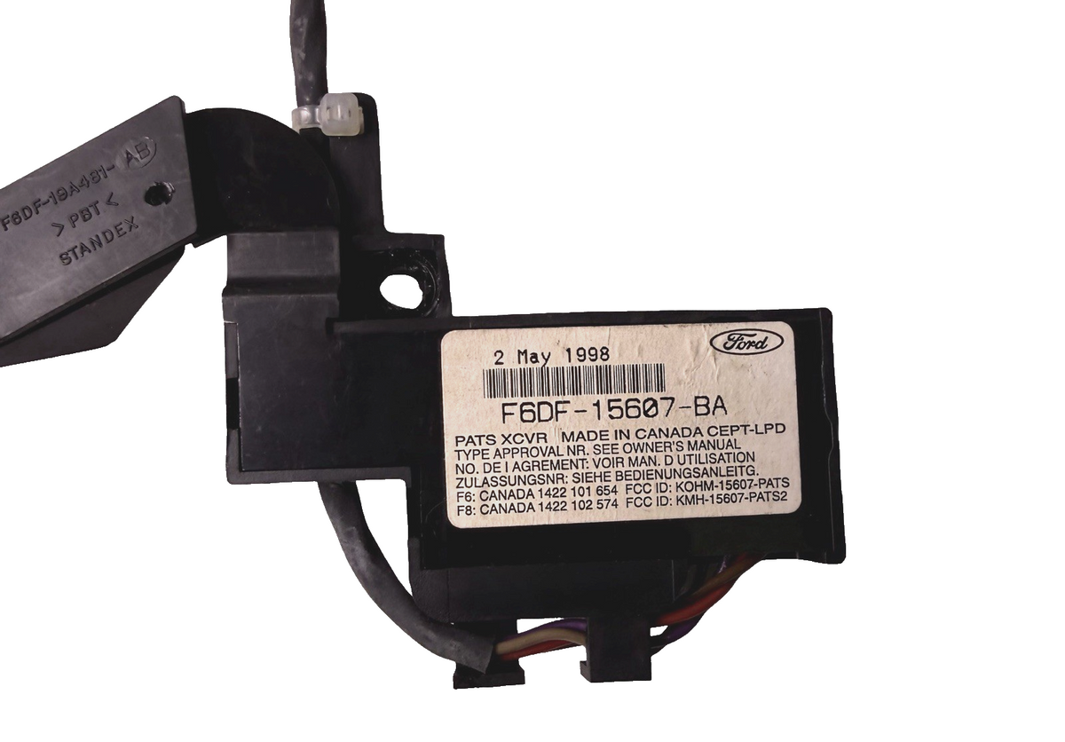 OEM 1998 Ford Expedition Lincoln Navigator PATS Transceiver F6DF 15607 BA Anti Theft F6DF15607BA — Part# F6DF15607BA