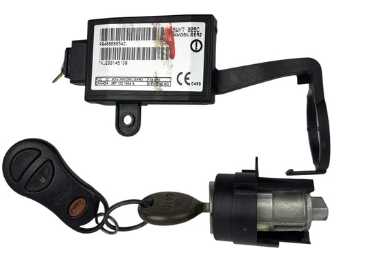 1996-2007 Jeep Chrysler Dodge Key Ignition Lock set Immobilizer P04686665AC
