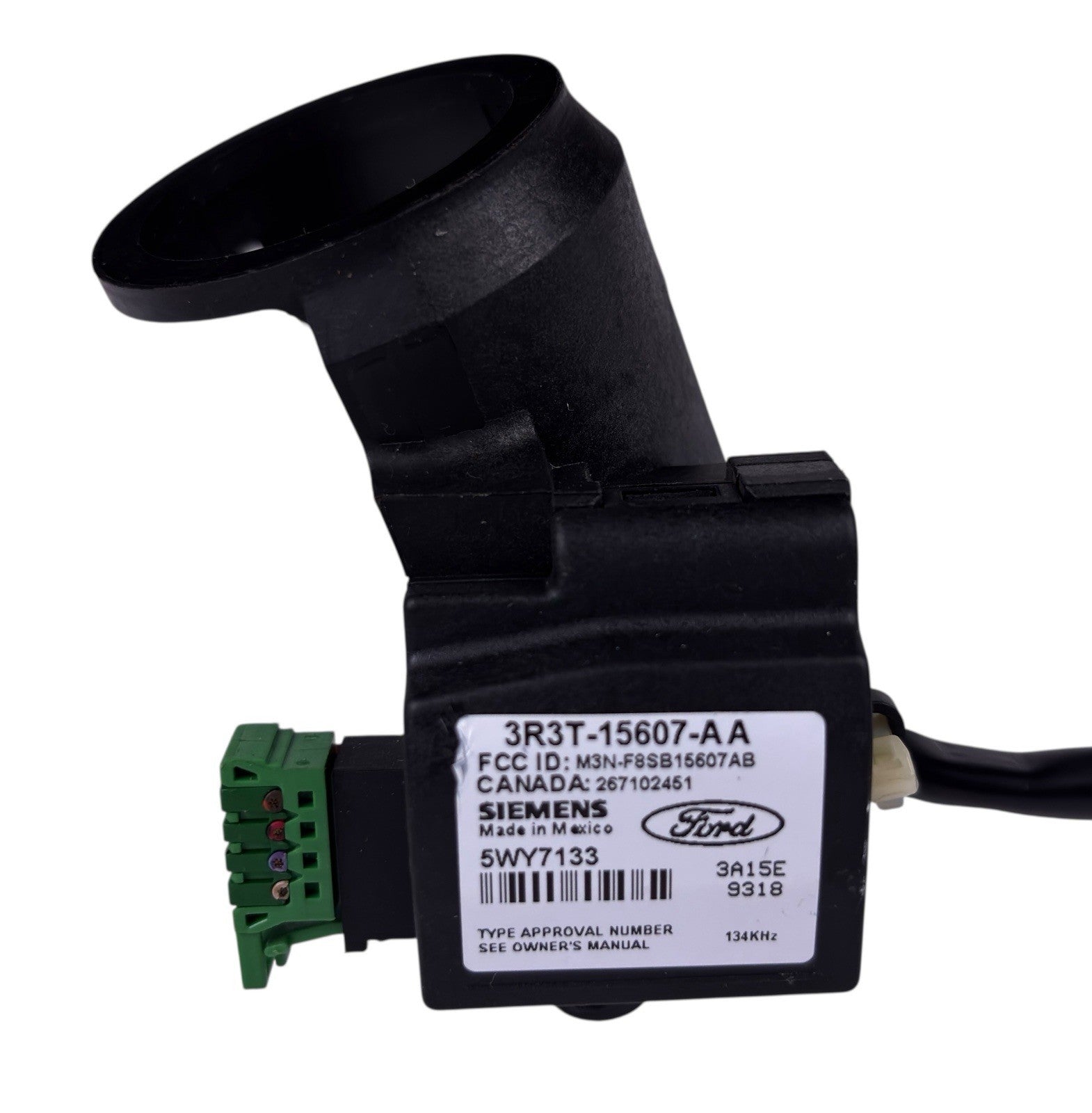 OEM 2002-2004 Ford F-150 Mustang Navigator PATS Anti-Theft Transceiver Ring 3R3T-15607-AA — Part# 3R3T15607AA