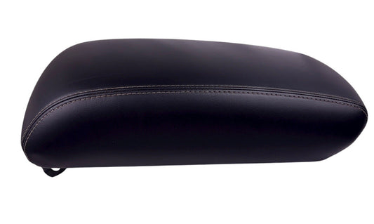 OEM 11–21 Grand Cherokee / Durango Black Leather w/ White Stitching Console Lid