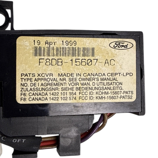 1997-1998 Ford F-150 PATS Anti-Theft Transceiver Ring F8DB-15607-AC OEM