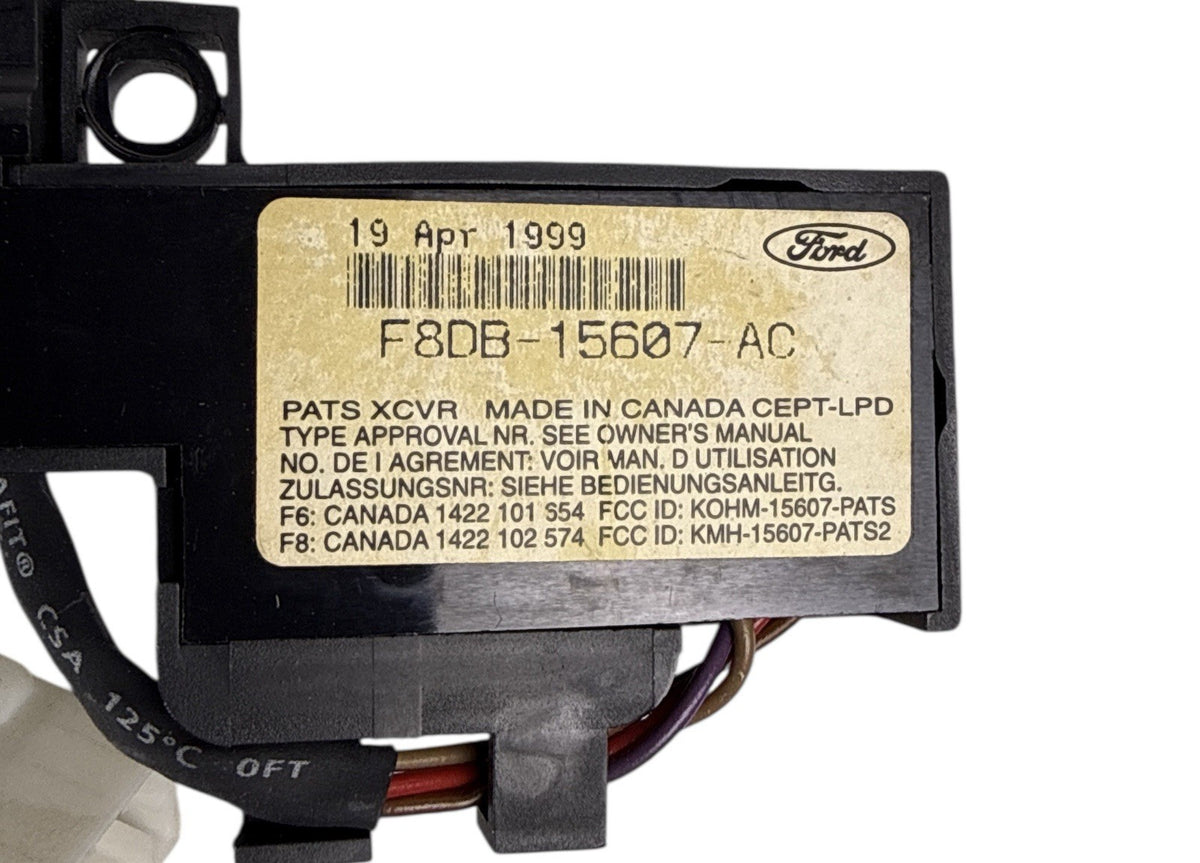 PATS Anti-Theft Transceiver Ring F8DB-15607-AC for 1997-1998 Ford F-150 — F8DB15607AC