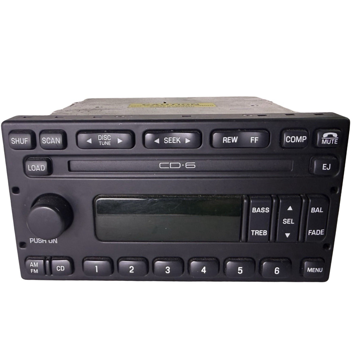 2000-2005 Ford AM FM 6 Disc CD Player Radio 1C3F-18C815-AB Tested OEM