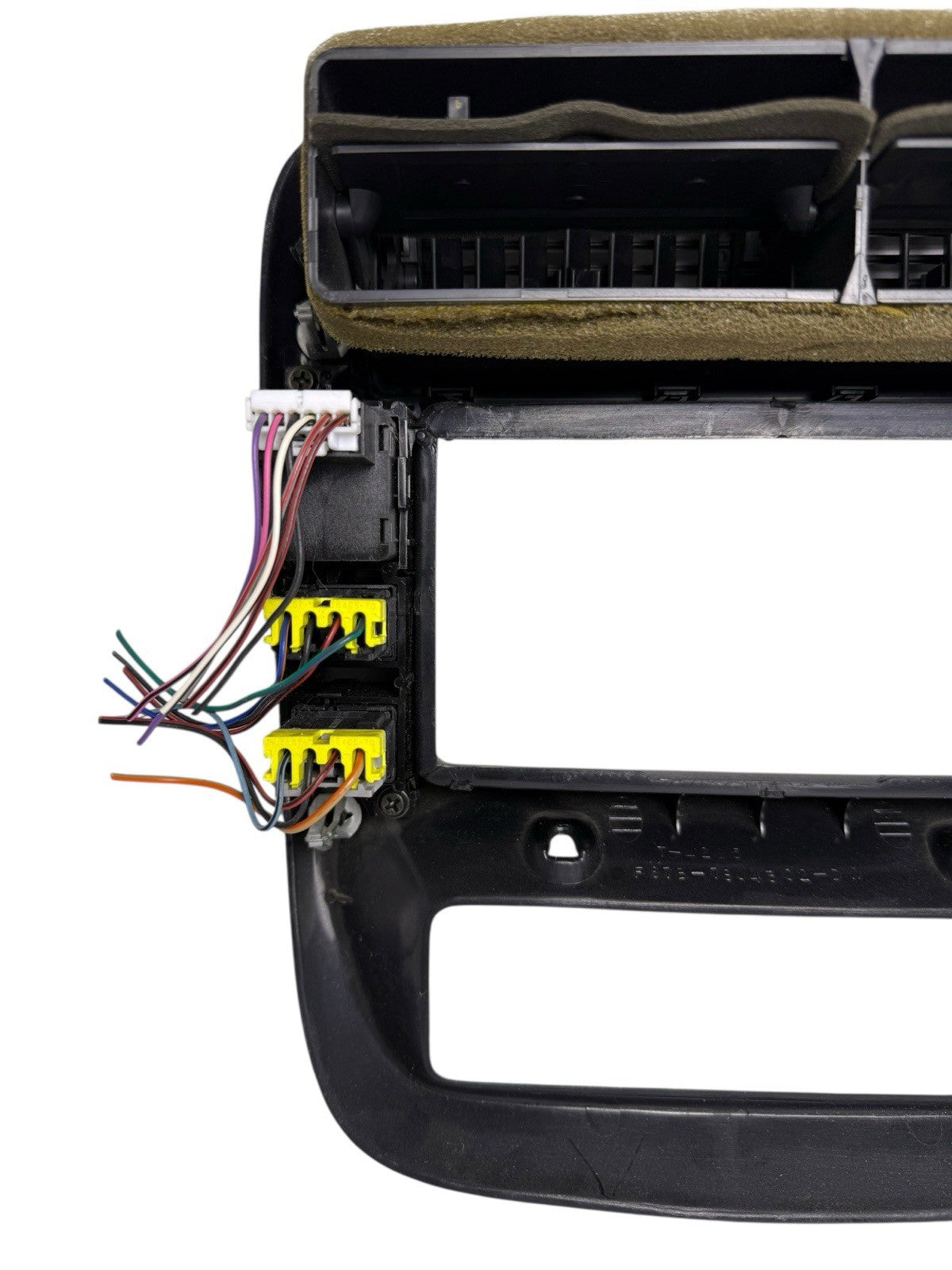 OEM 95-01 Ranger Explorer 4x4 Radio Bezel w/ Switches Black Perfect Tabs