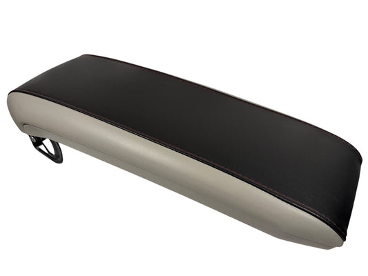 OEM 10–17 Equinox Terrain Center Console Armrest Lid Black Beige Red Stitching