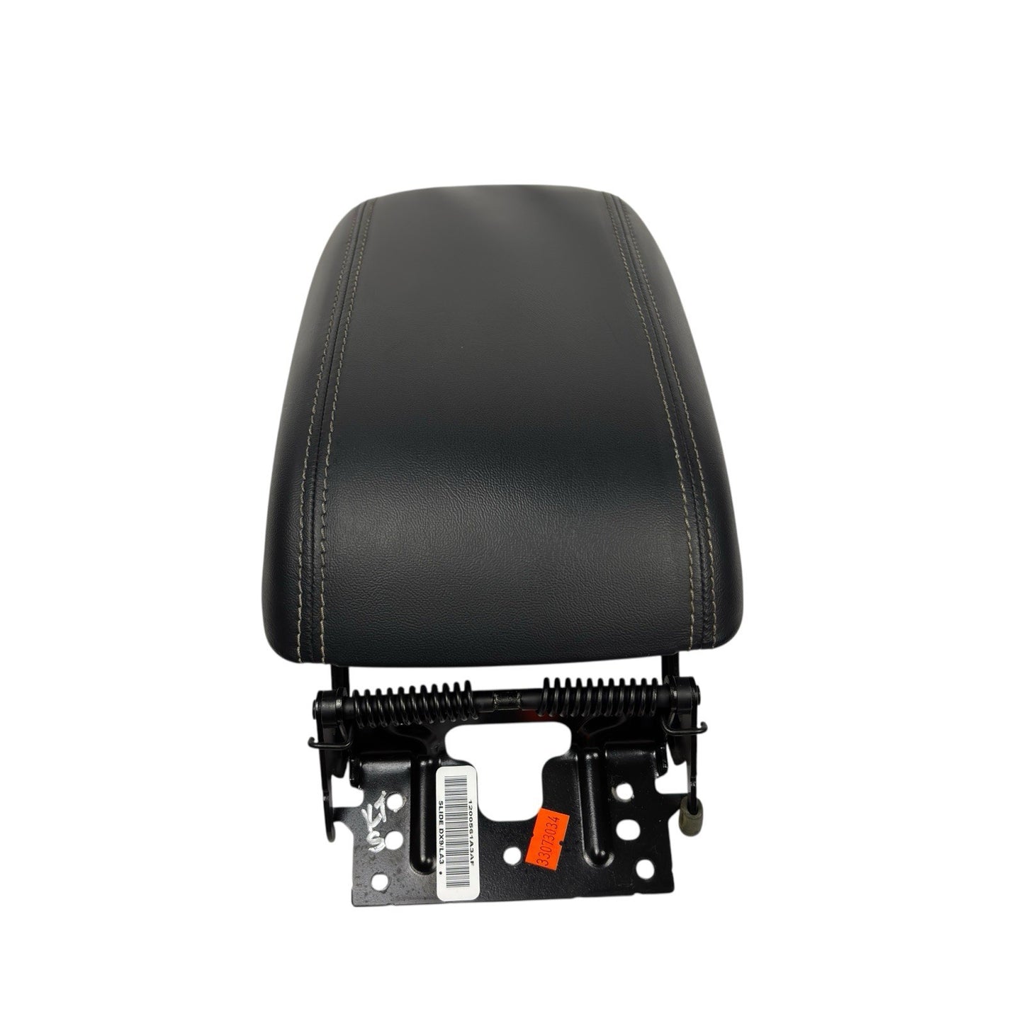 OEM 13-16 Dodge Dart Black Leather Sliding Armrest Cover Console Lid