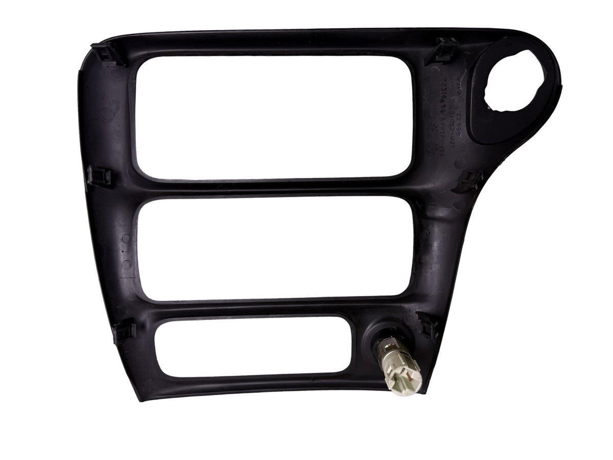 Dash Radio Climate Control Bezel Trim Panel Black 22614434 for 1997-2005 Chevrolet Malibu — photo 3